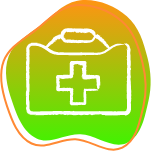 Animated medical kit icon